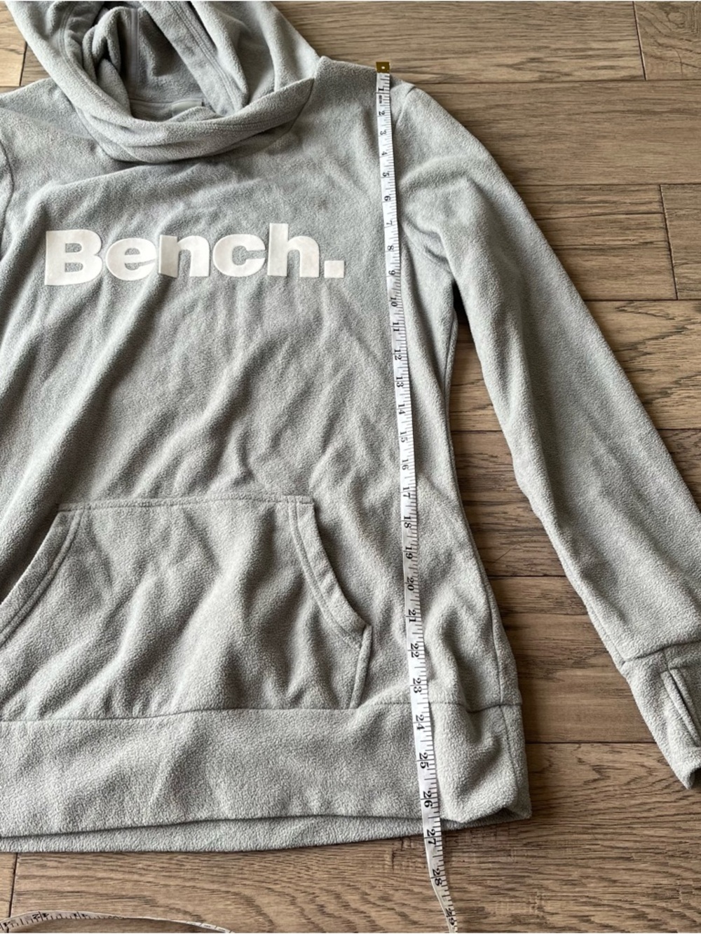 Bench Light Gray Pullover Hoodie Sweatshirt - Picture 6 of 9